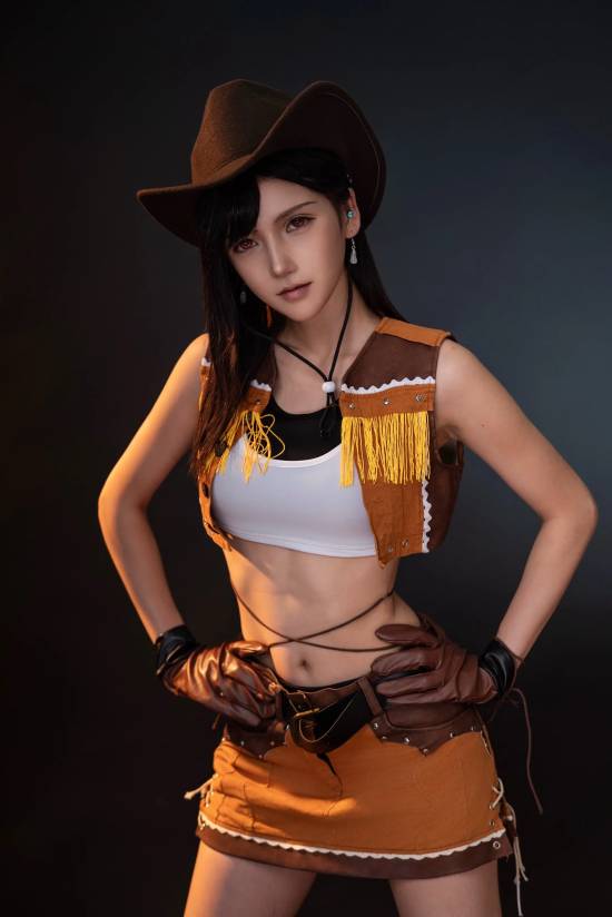 國內美女《FF7》蒂法COS！還原度之高令人驚嘆