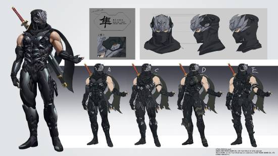 《忍龍4》隼龍概念藝術圖公開！傳奇黑影誰人不愛