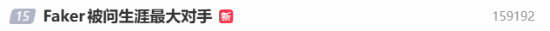 "Faker被問生涯最大對手"上熱搜 高情商發(fā)言網(wǎng)友點贊