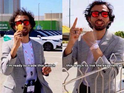 ?迪拜男子錯(cuò)過(guò)試乘“未來(lái)”車(chē)：揮金表?yè)Q蘿卜快跑無(wú)人車(chē)體驗(yàn)?